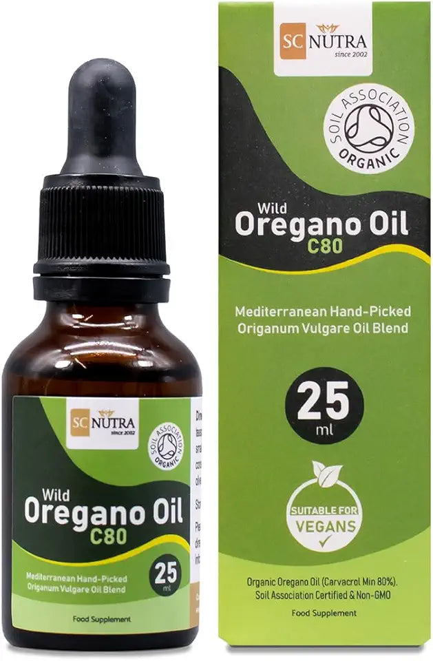 Organic Wild Oregano Oil 80% Carvacrol 25ml O124