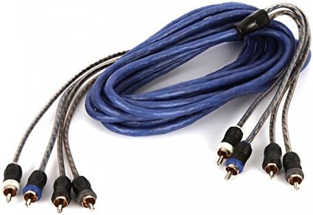 4 Gauge Copper Car Amplifier Install Kit with 4-Channel RCA T66297