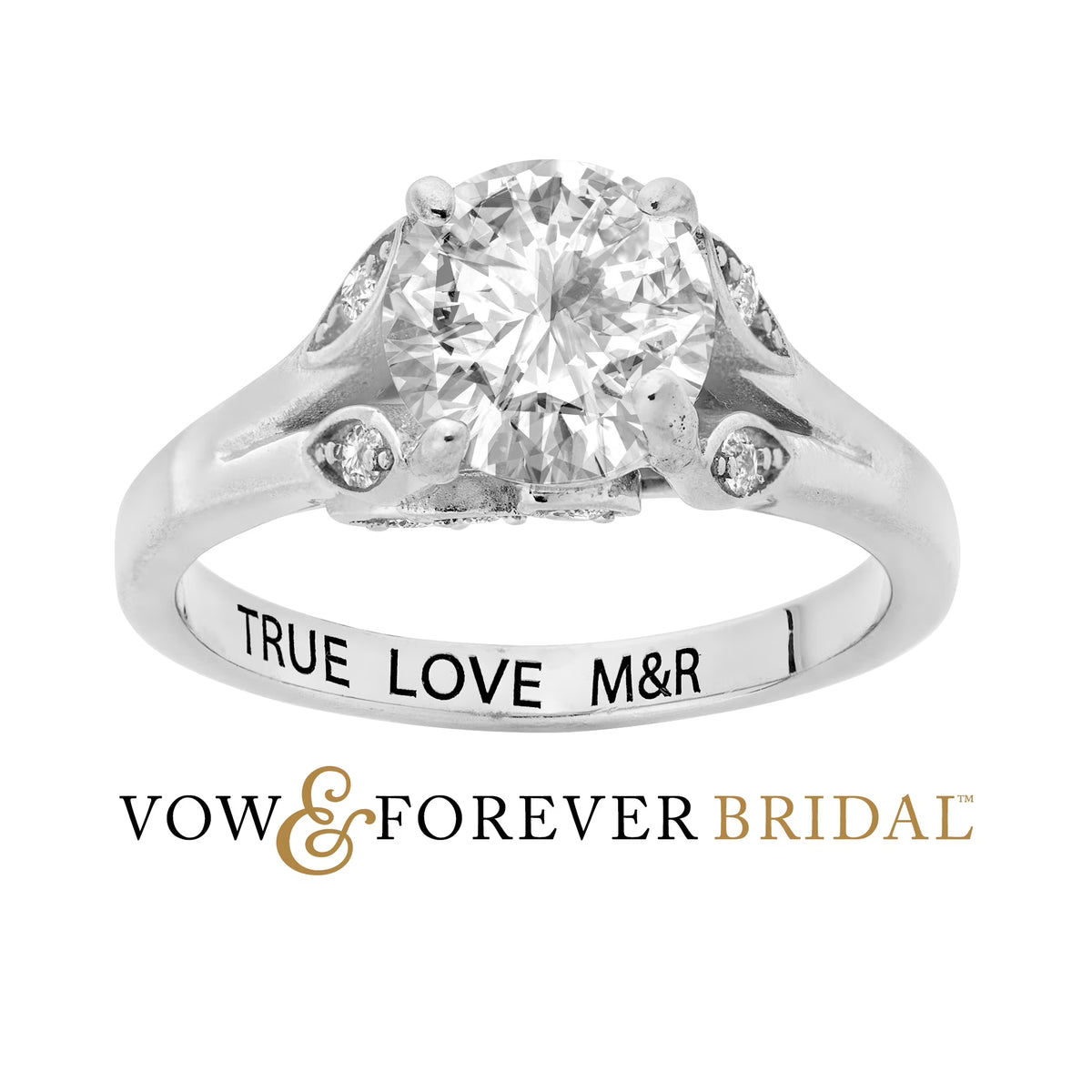 Platinum over Sterling Silver Topaz Wedding Ring G37161