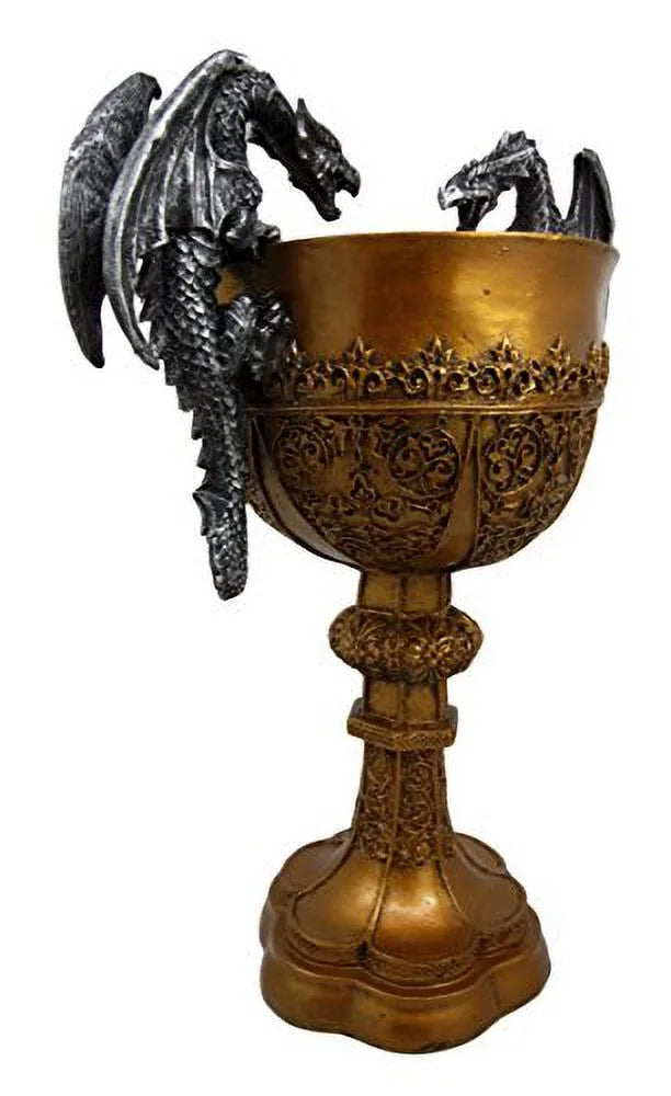 Large Medieval Dual Dragon Handles Z41132