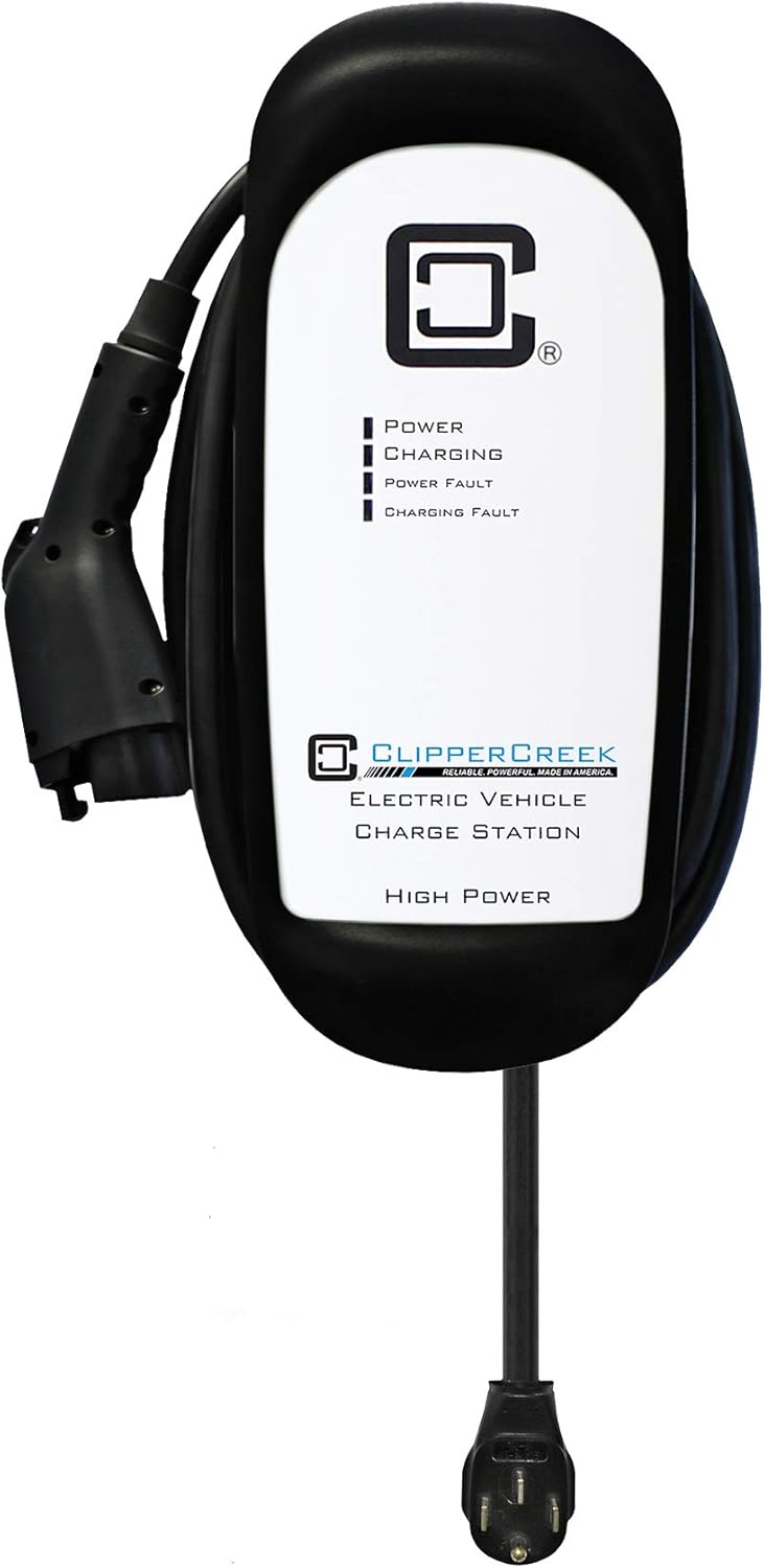 EV Charging Station, Level 2, NEMA 14-50, 40A, 25 ft Charging Cable C916530