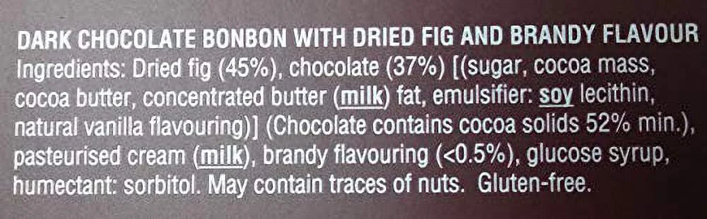 Dark Chocolate Truffle Stuffed Fig Bonbons 8pcs X44209