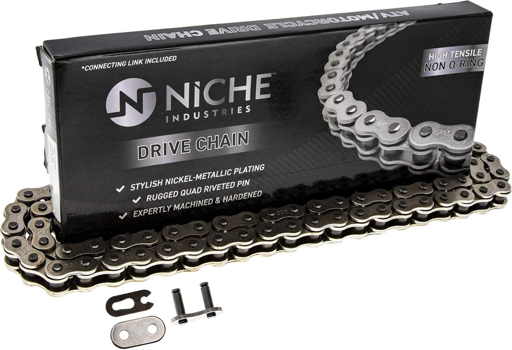 Drive Sprocket Chain Combo Front 11 Rear 40 Tooth 520NZ Standard 78 Links Pack of 2 G418893