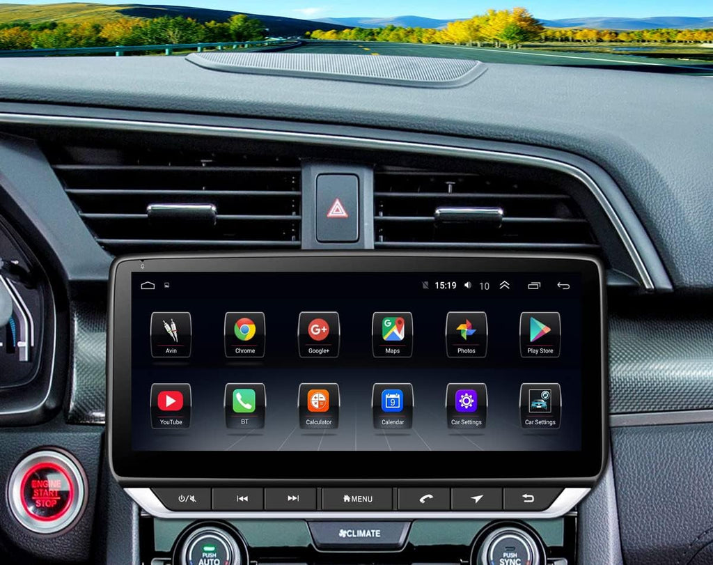 10.25inch Touch Screen Radio Replacement for Honda Civic with Wireless Carplay Android Auto Z187198