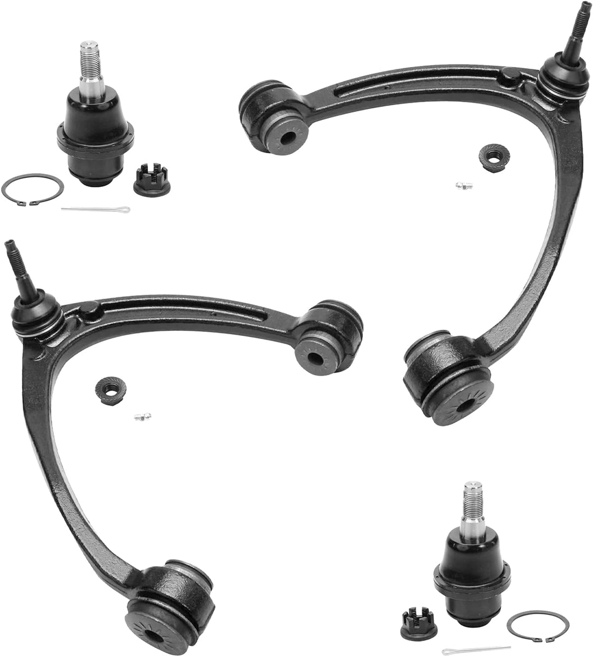 Front Upper Control Arm Lower Ball Joint Replacement 4pc Set U582