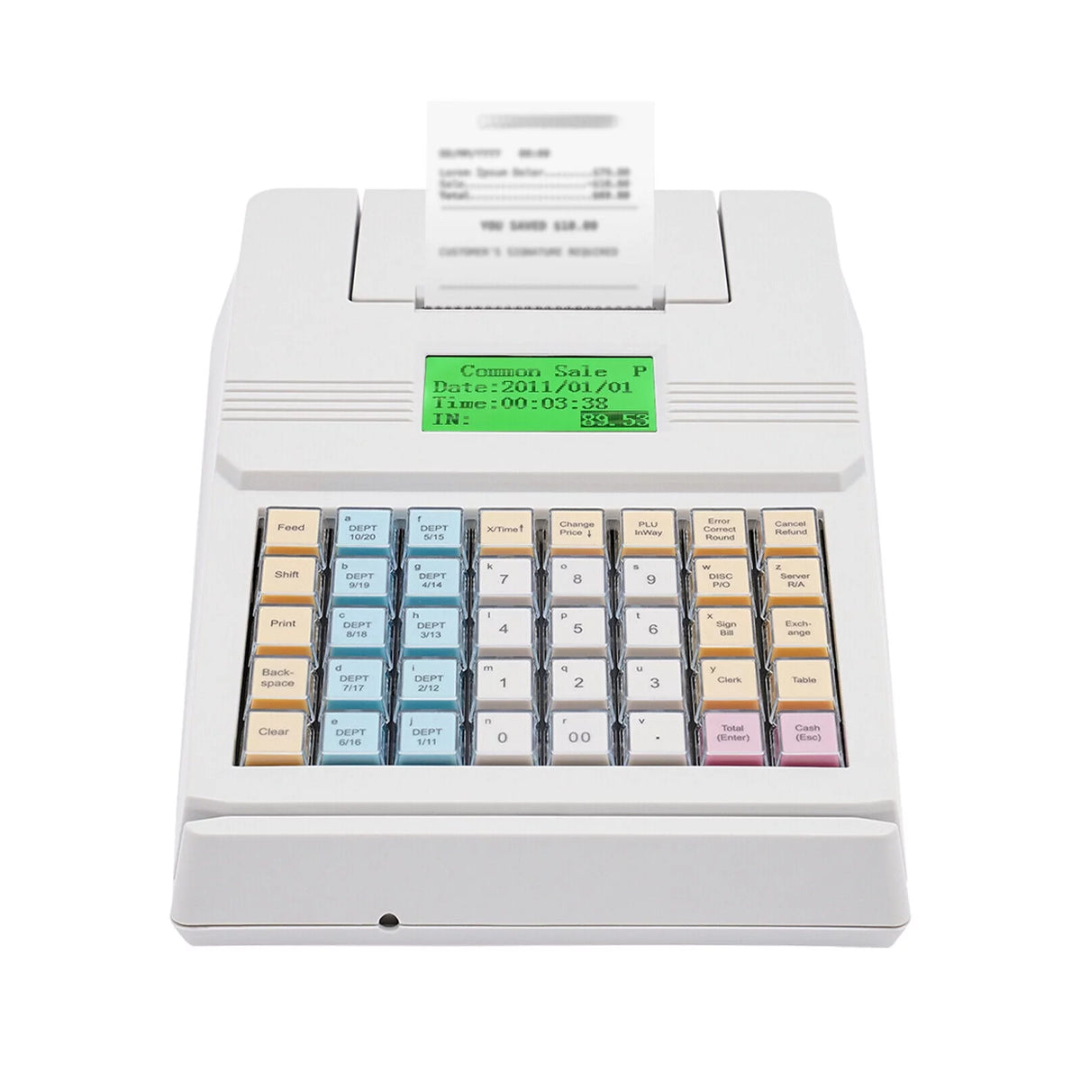 LED Electronic Cash Register 48 Keys X929