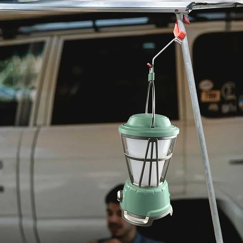 Vintage USB Rechargeable Hanging Lantern LED Night Light V60904