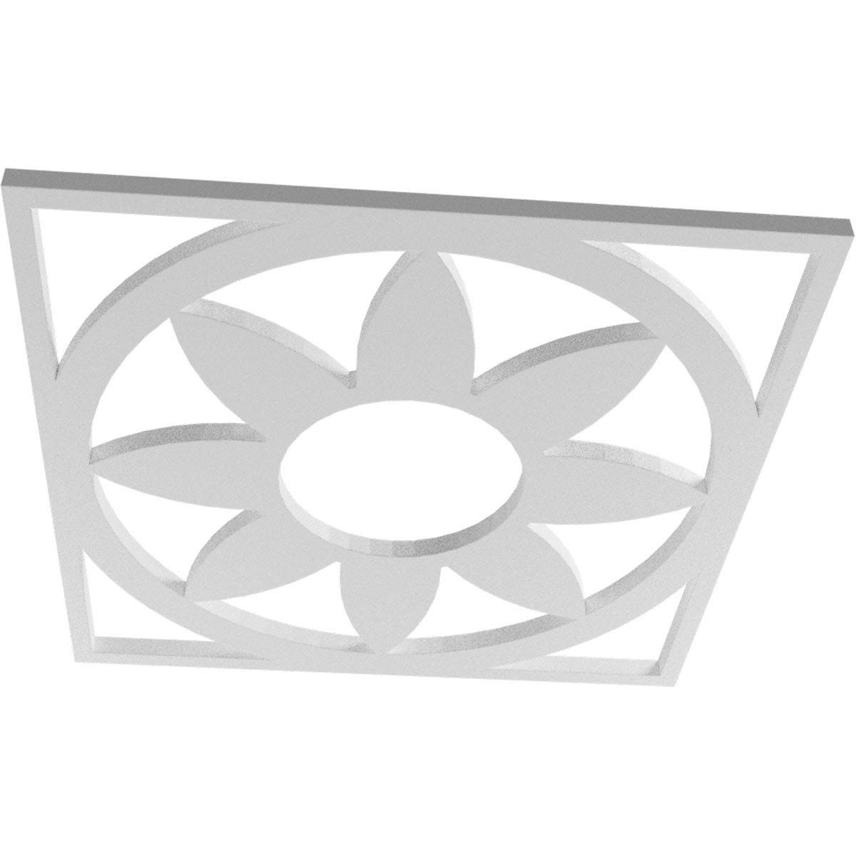 Gold PVC Pierced Ceiling Medallion P708