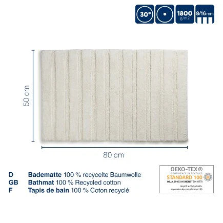 Grey Bathmat N611