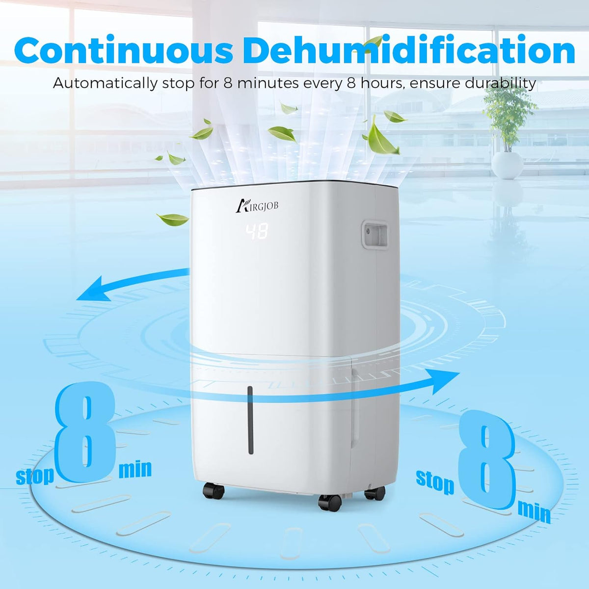 50-Pint Energy Star Dehumidifier with Auto Continuous Drain W668