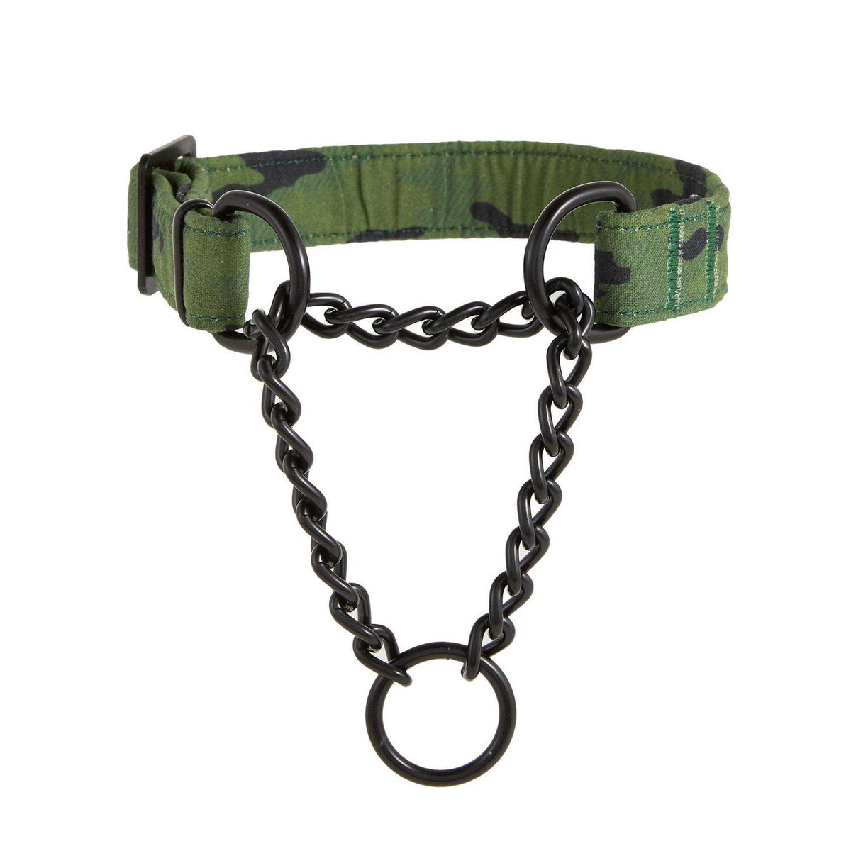 Camo Non-Slip Martingale Dog Collar W628