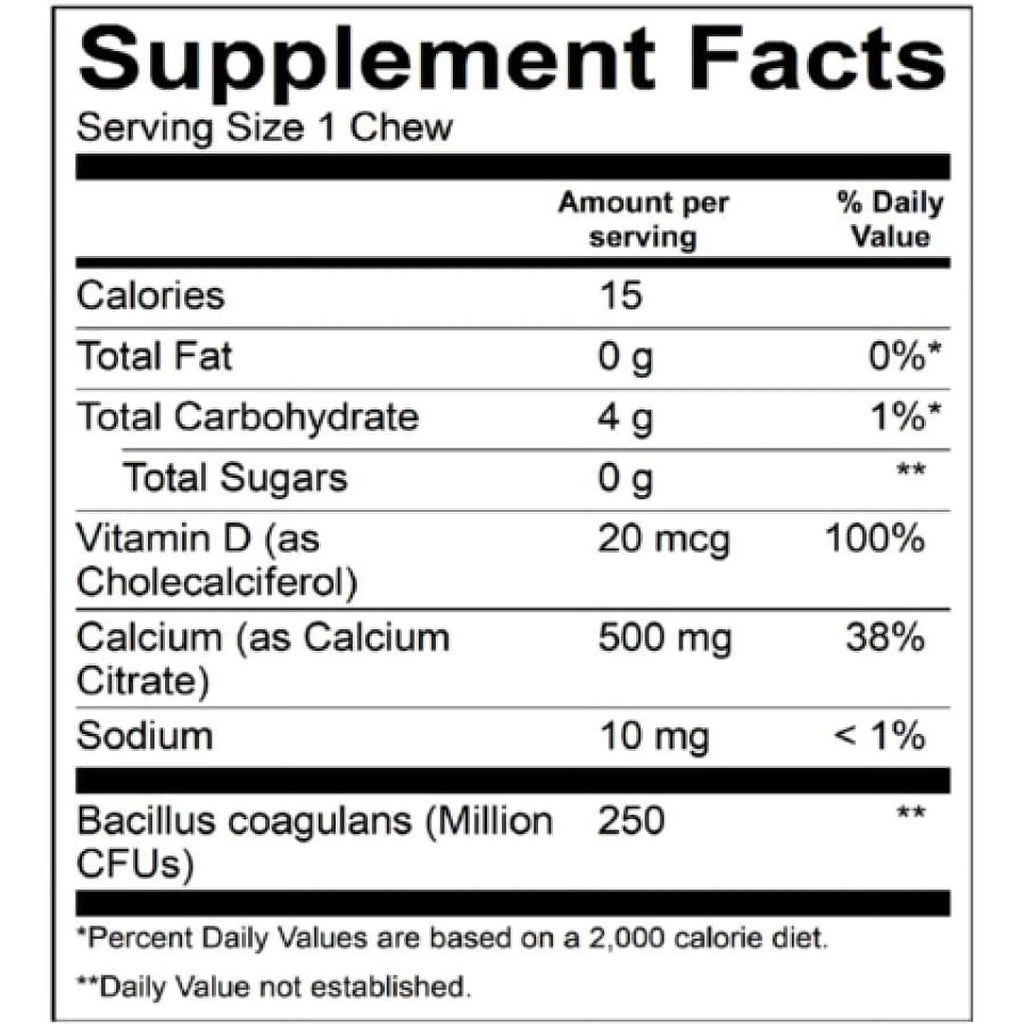 6-Month Supply Bariatric Multivitamin Capsules and Calcium Citrate Soft Chews H780173