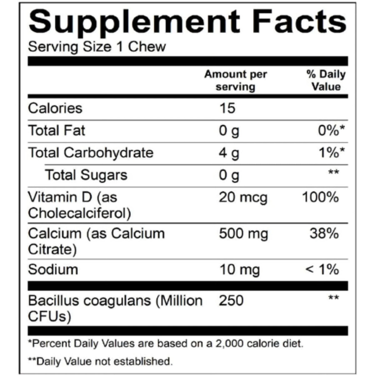 6-Month Supply Bariatric Multivitamin Capsules and Calcium Citrate Soft Chews H780173