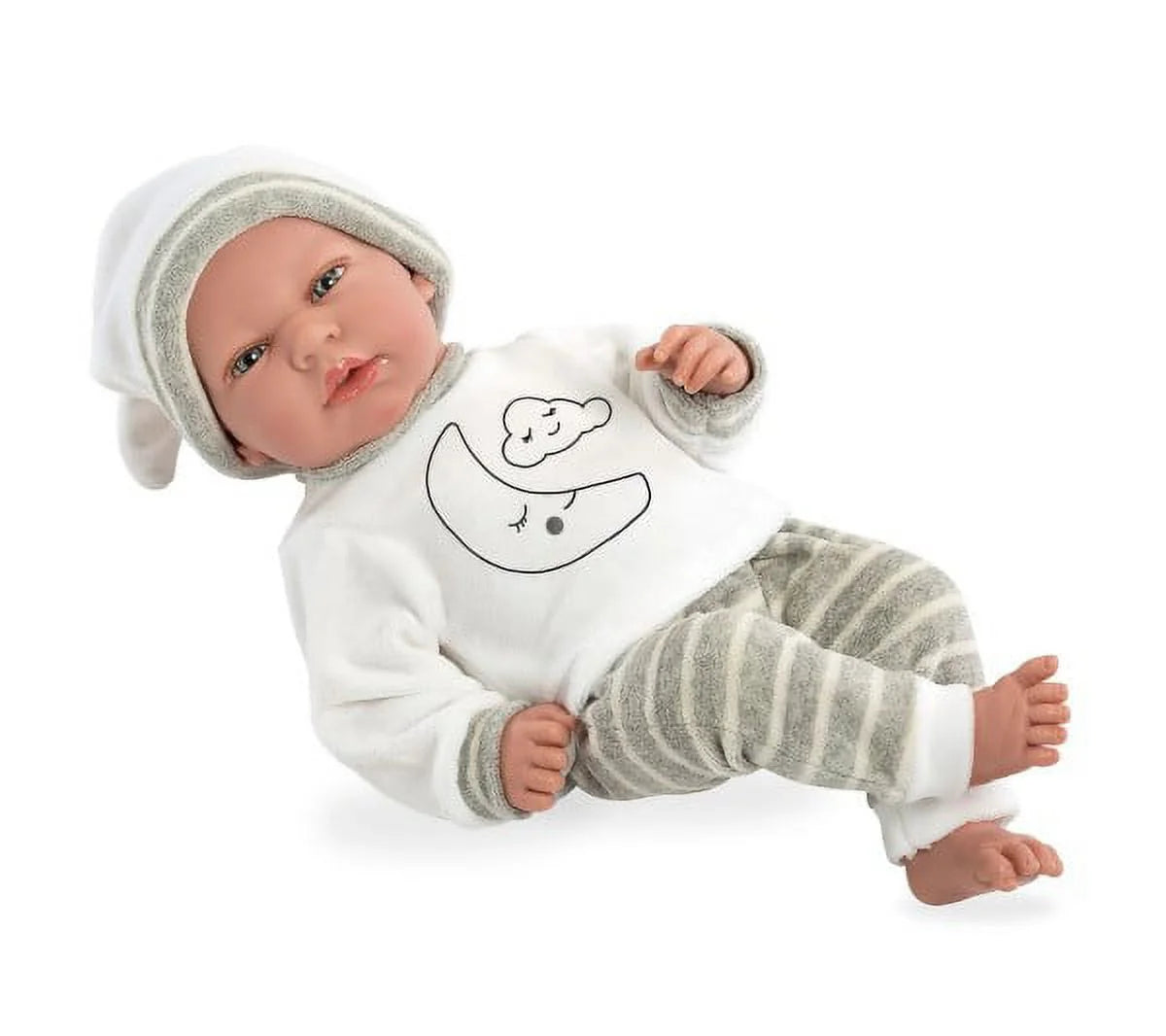 3 Pieces Dolls Bassinet Baby Doll Playset Y412605