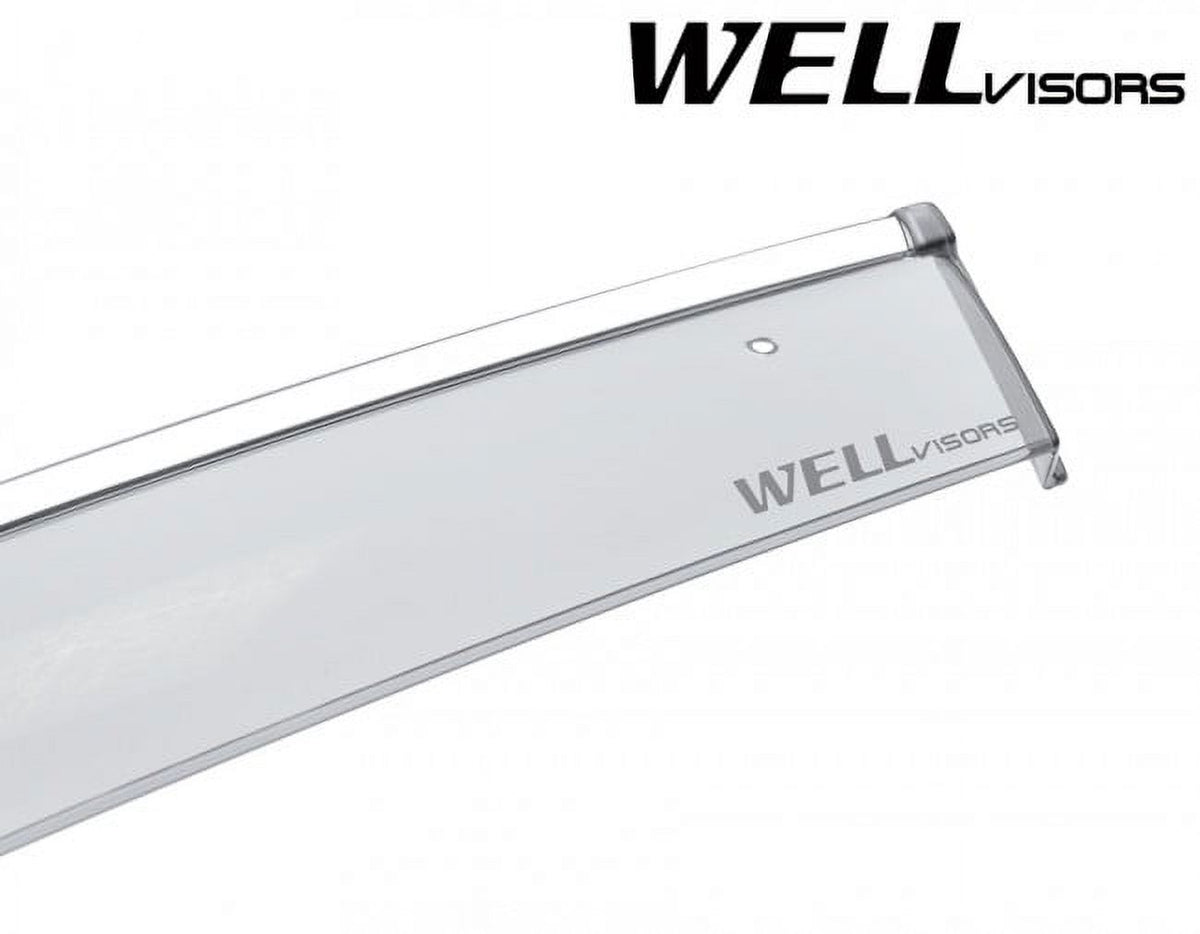 Smoke Tinted Clip-On Side Window Visors I1695