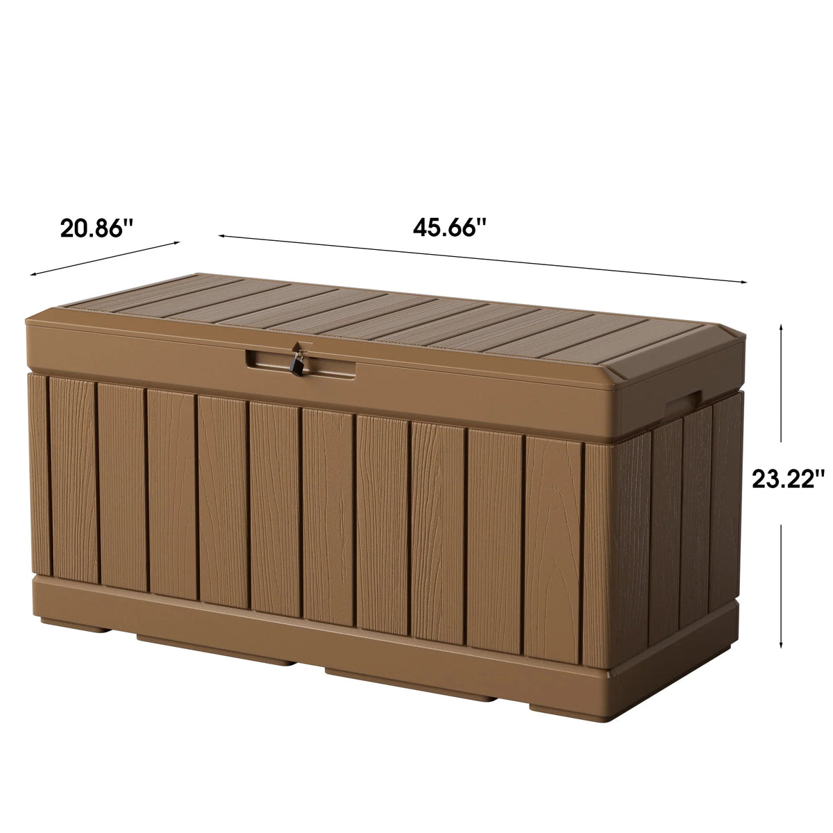 82 Gallon Resin Lockable Deck Box J30950