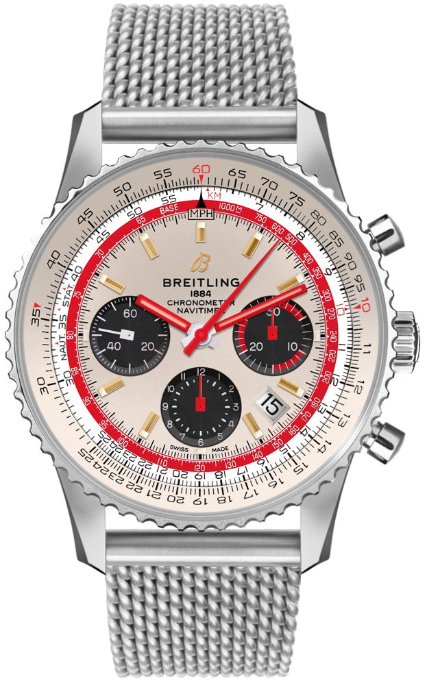 Steel 43mm Watch N894