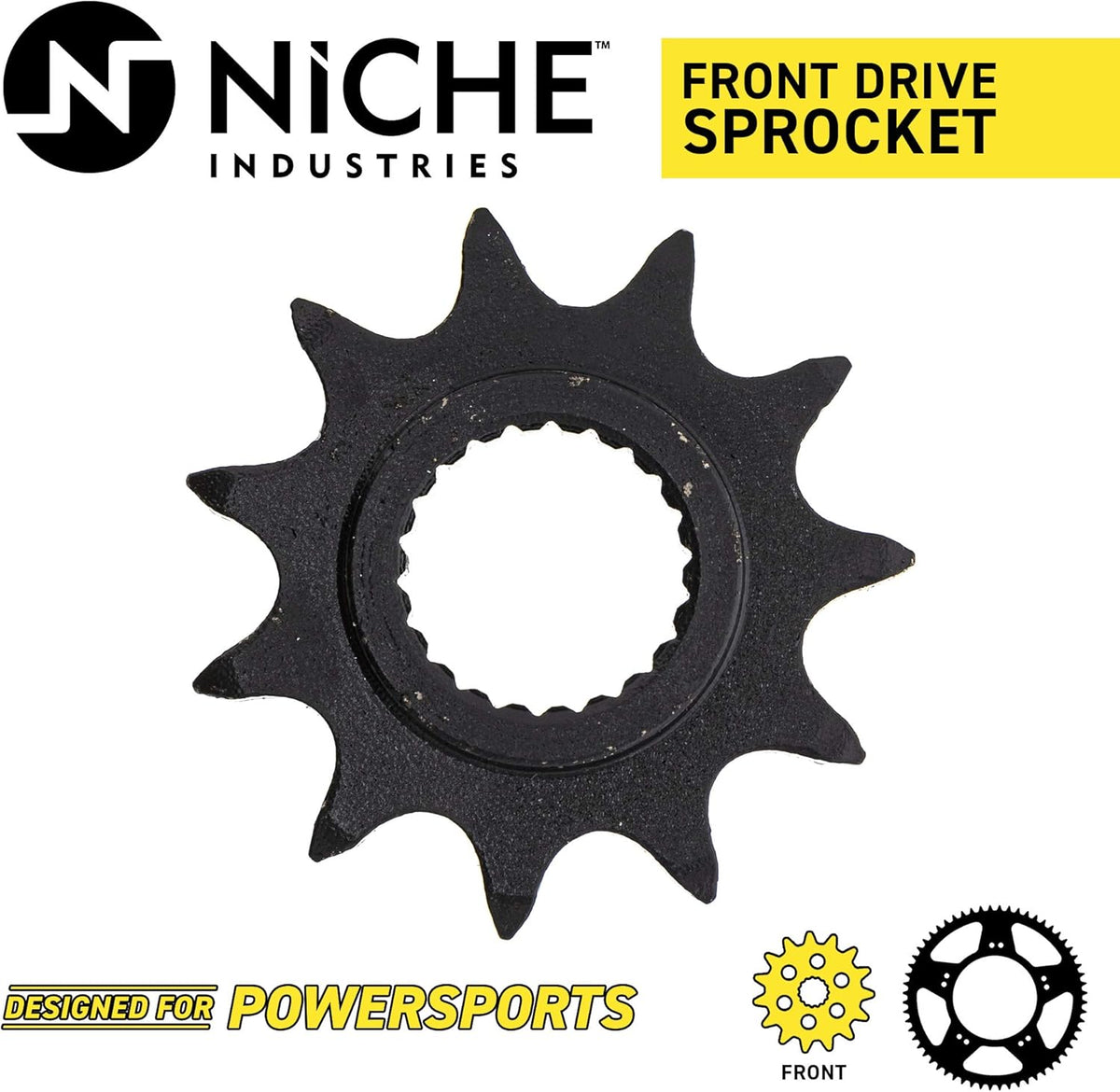 Drive Sprocket Chain Combo Front 11 Rear 40 Tooth 520NZ Standard 78 Links Pack of 2 G418893