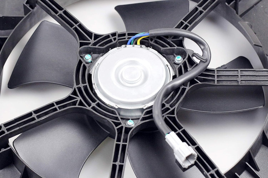 Dual Radiator A/C Condenser Cooling Fan Motor Assembly for 2003-2006 Nissan 350Z / 2003-2006 Infiniti G35 Sedan / 2003-2007 Infiniti G35 Coupe I998502