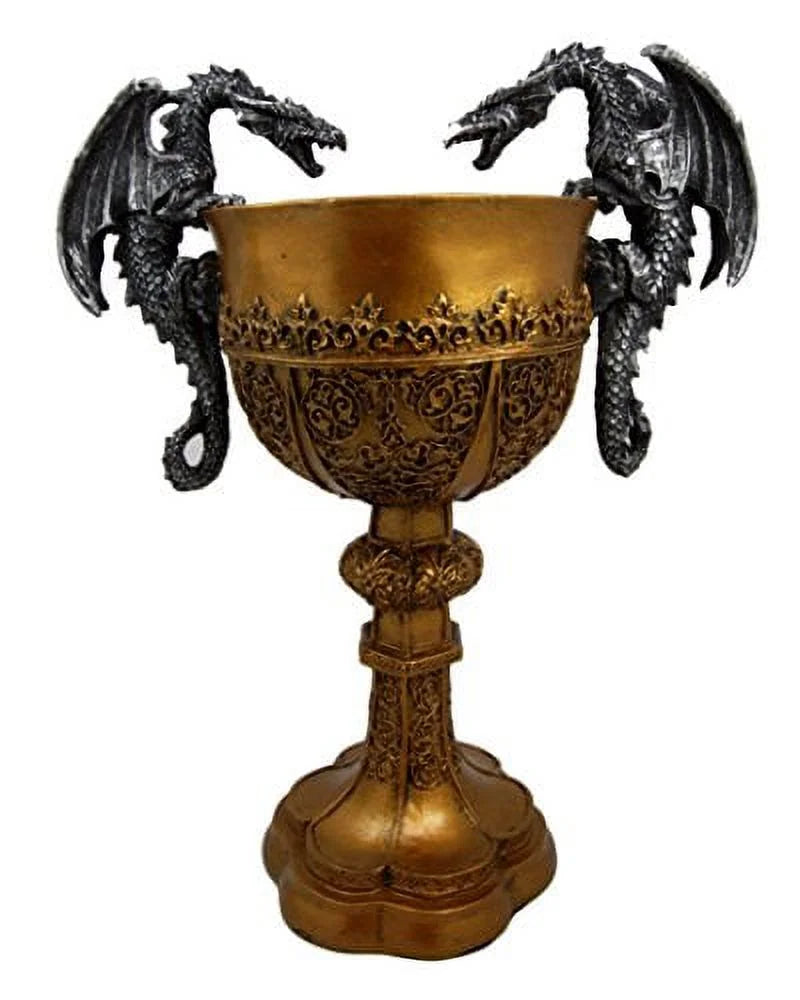 Large Medieval Dual Dragon Handles Z41132