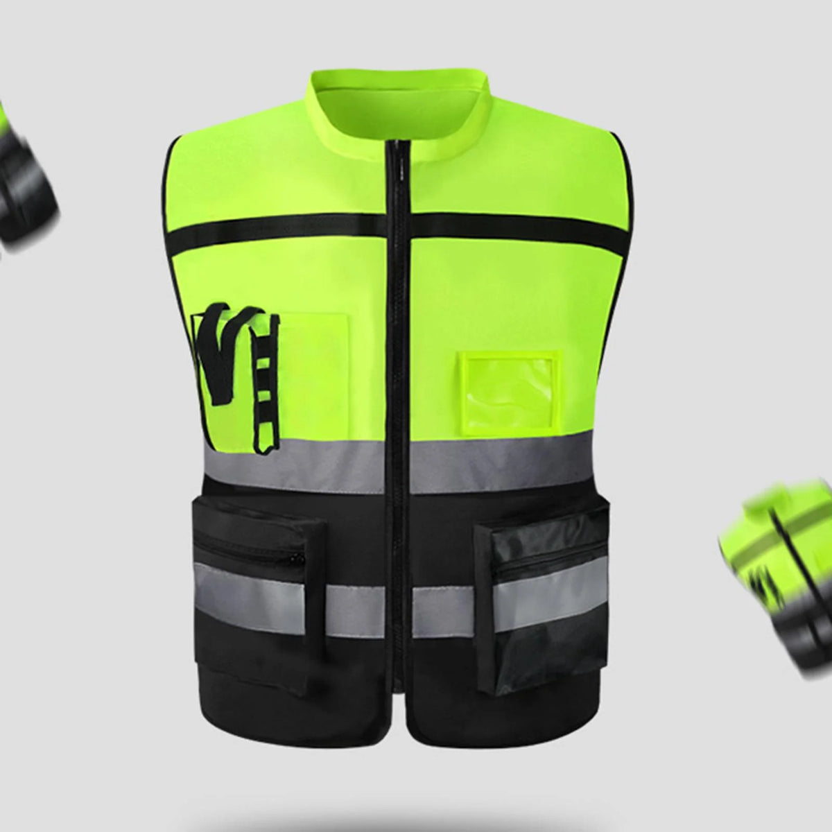 High Visibility Yellow Reflective Safety Vest M366546
