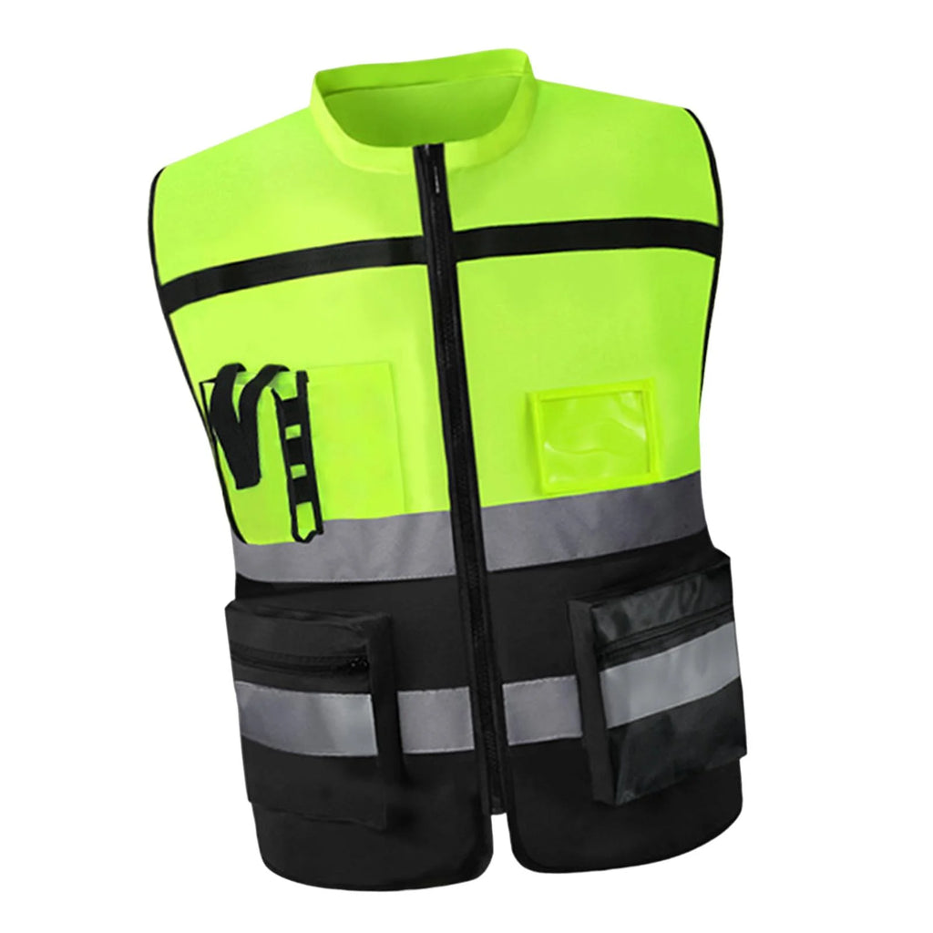 High Visibility Yellow Reflective Safety Vest M366546