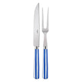 Sabre White Stripe Lapis Blue Carving Set J968