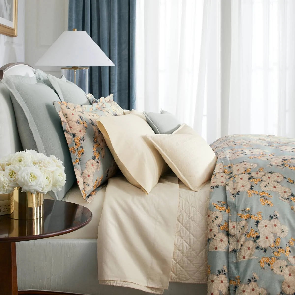 King Floral Sham J75012