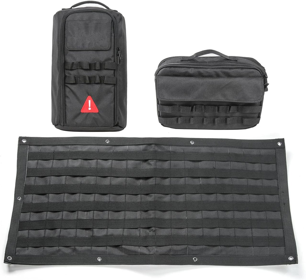 Canvas Tailgate Cargo Storage Bag & Tool Kit Organizer Pockets H254083