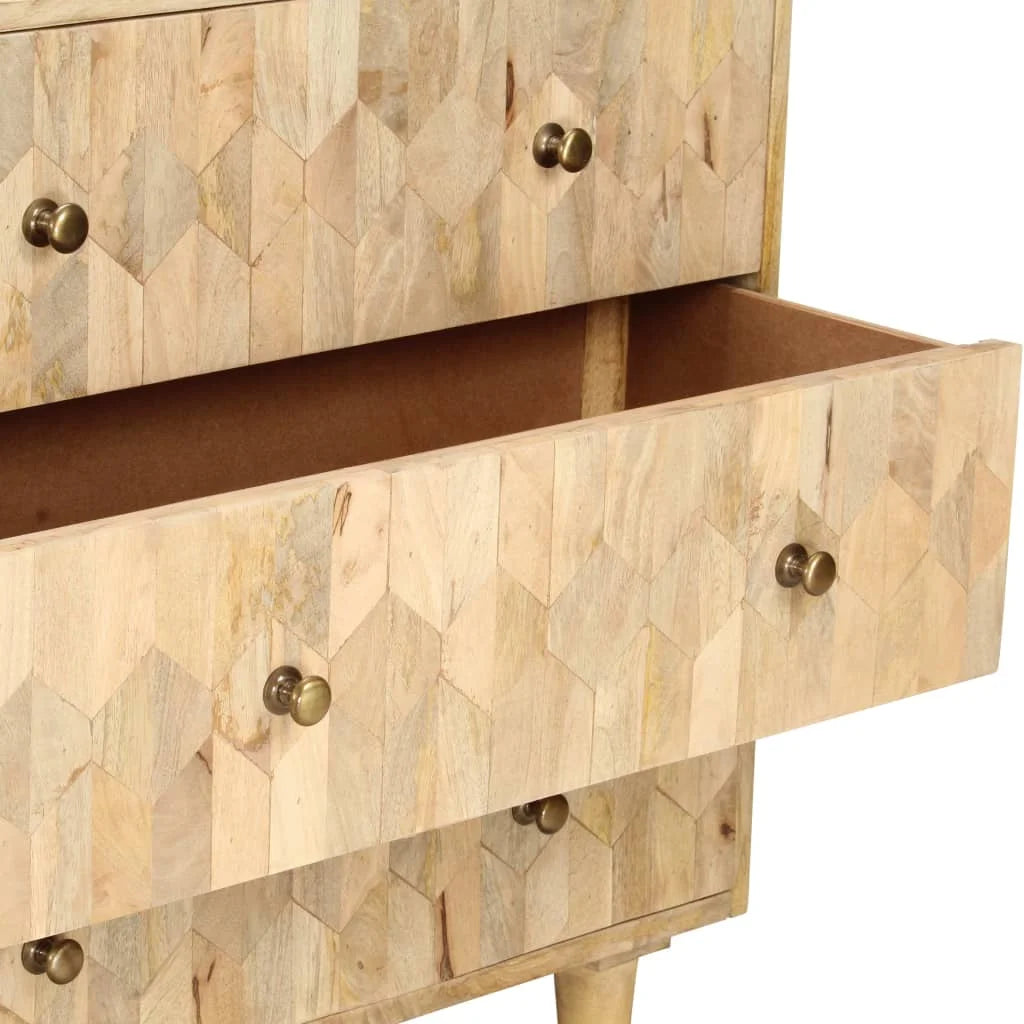 Solid Mango Wood Drawer Cabinet W78668