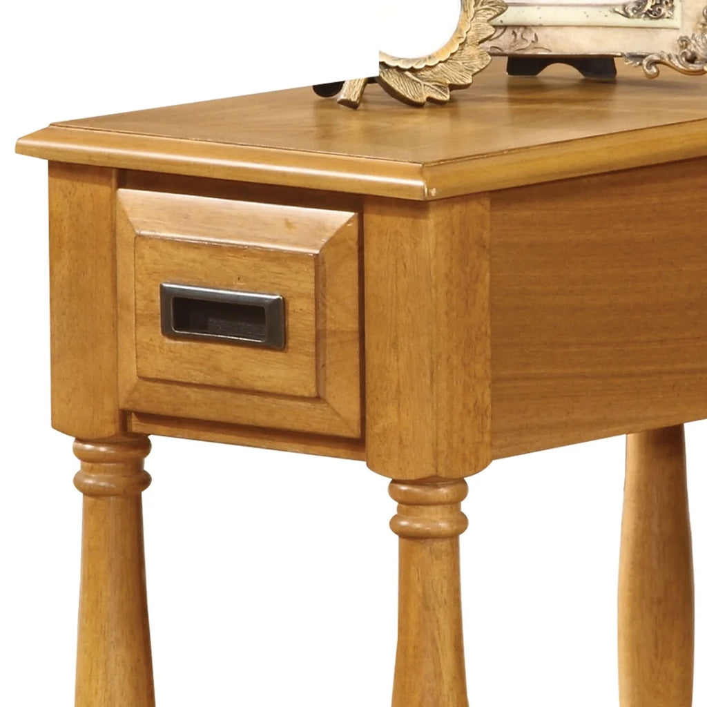 Side Table Light Oak Brown X446636