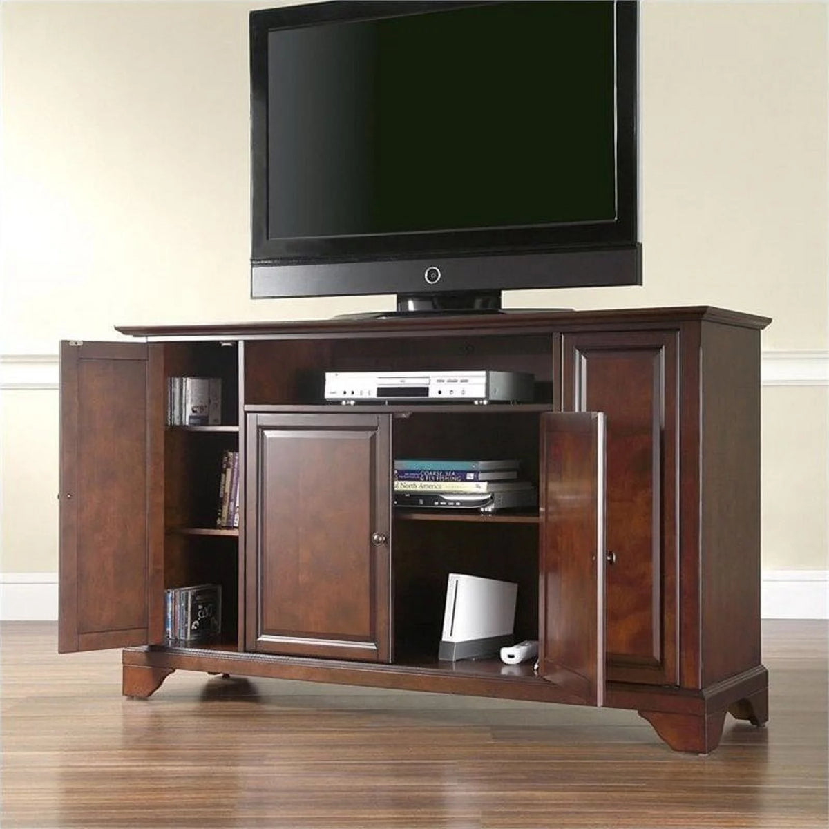 Mahogany Wood TV Stand T335