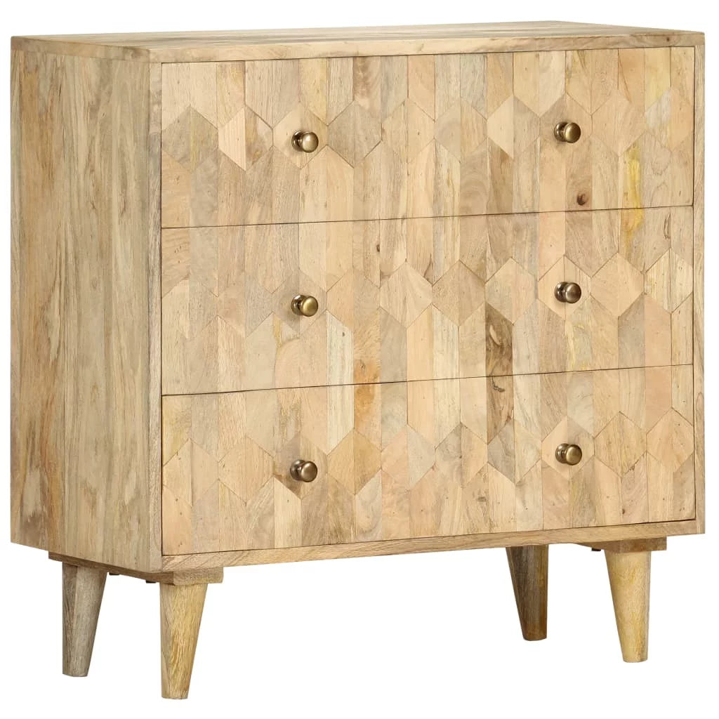 Solid Mango Wood Drawer Cabinet W78668