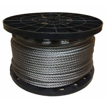 1/8 inch Stainless Steel Aircraft Cable Wire Rope 7x19 Type 304 (250 Feet) O33782