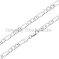 .925 Sterling Silver Figaro Link Chain Necklace 16 inches Q899