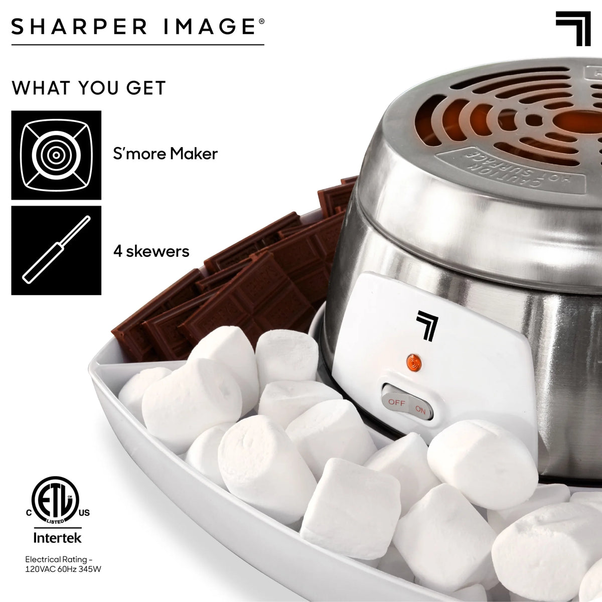 Electric Tabletop S'mores Maker 6 Piece Set V639