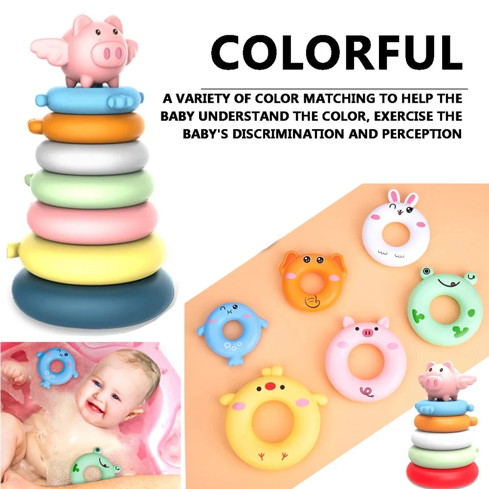 7 Pcs Stacking Circle Toy P6239