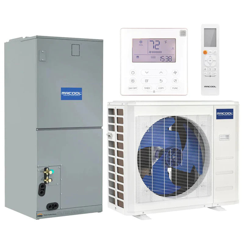 36K BTU Central Ducted Air Handler and Heat Pump Condenser B19759