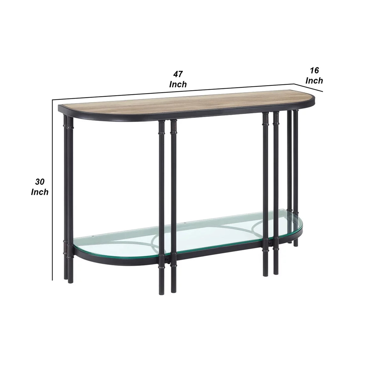 47 Inch Wood Sideboard Console Sofa Table V266687