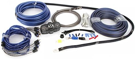 4 Gauge Copper Car Amplifier Install Kit with 4-Channel RCA T66297