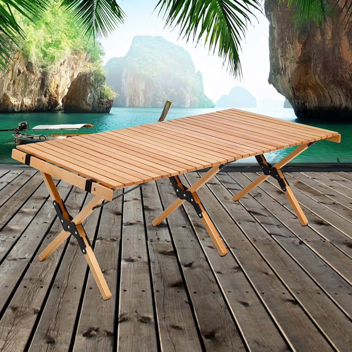 Low Folding Picnic Table with Carry Bag T19926