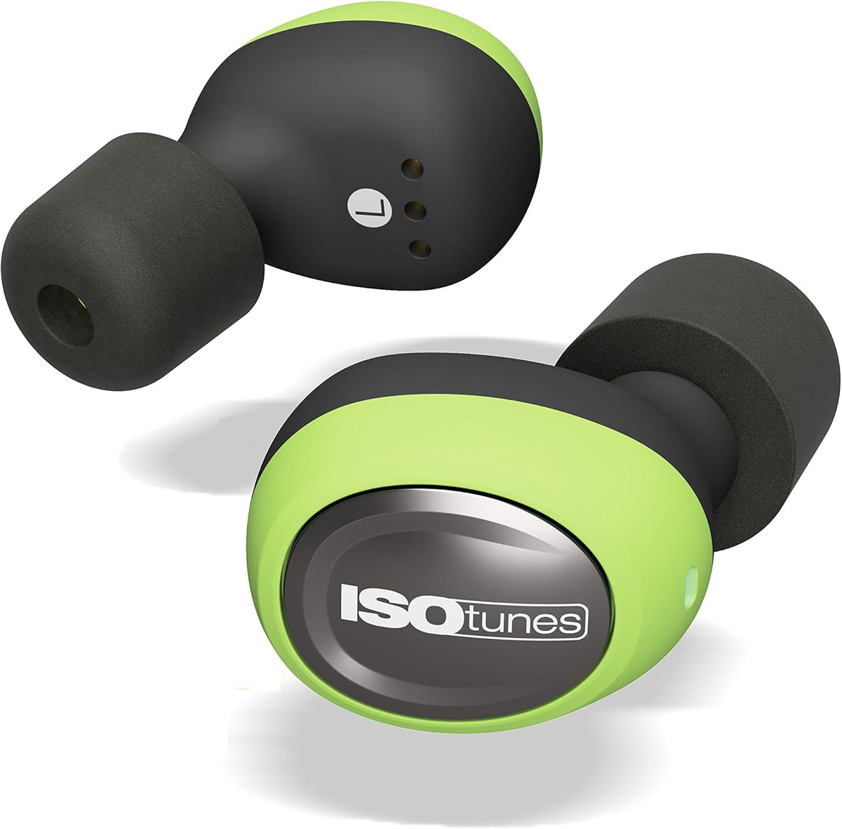 Safety Green Bluetooth Earplug Earbuds with 22 dB Noise Reduction P388