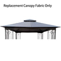 Gray Patio Gazebo Replacement Canopy Top G625