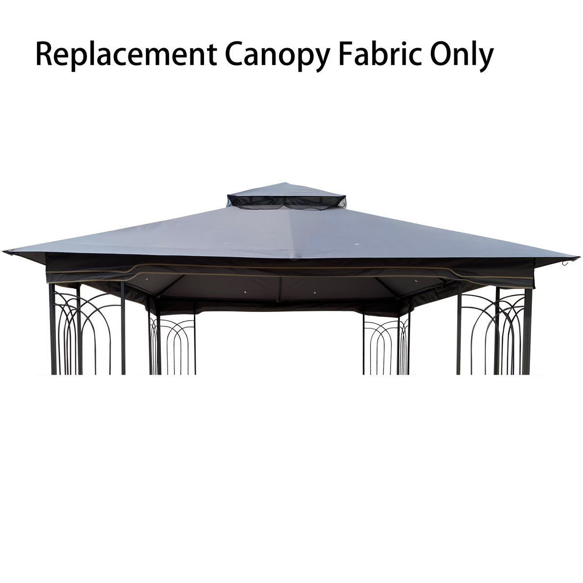 Gray Patio Gazebo Replacement Canopy Top G625