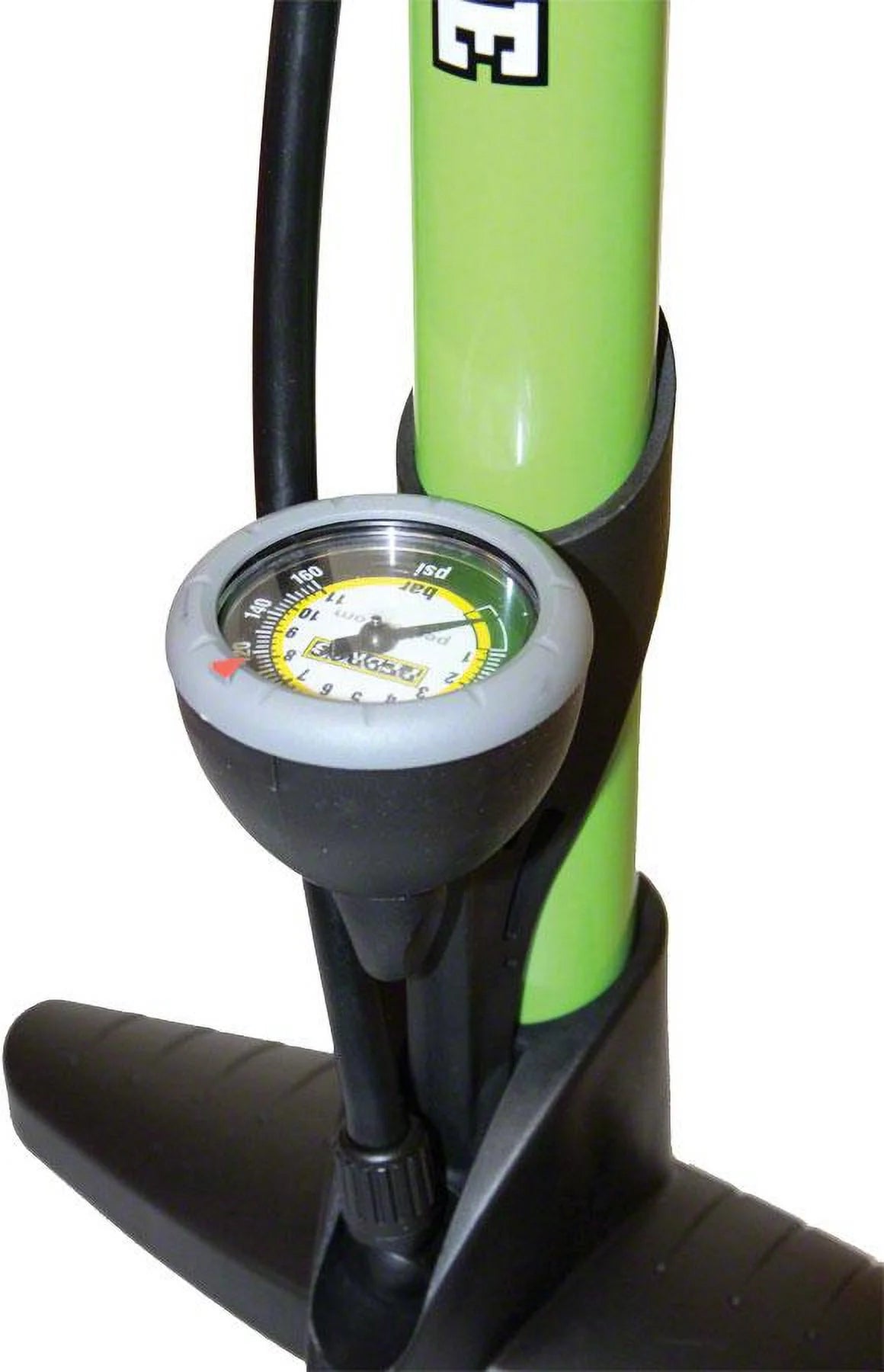 Green Floor Pump with Gauge 120 PSI R920