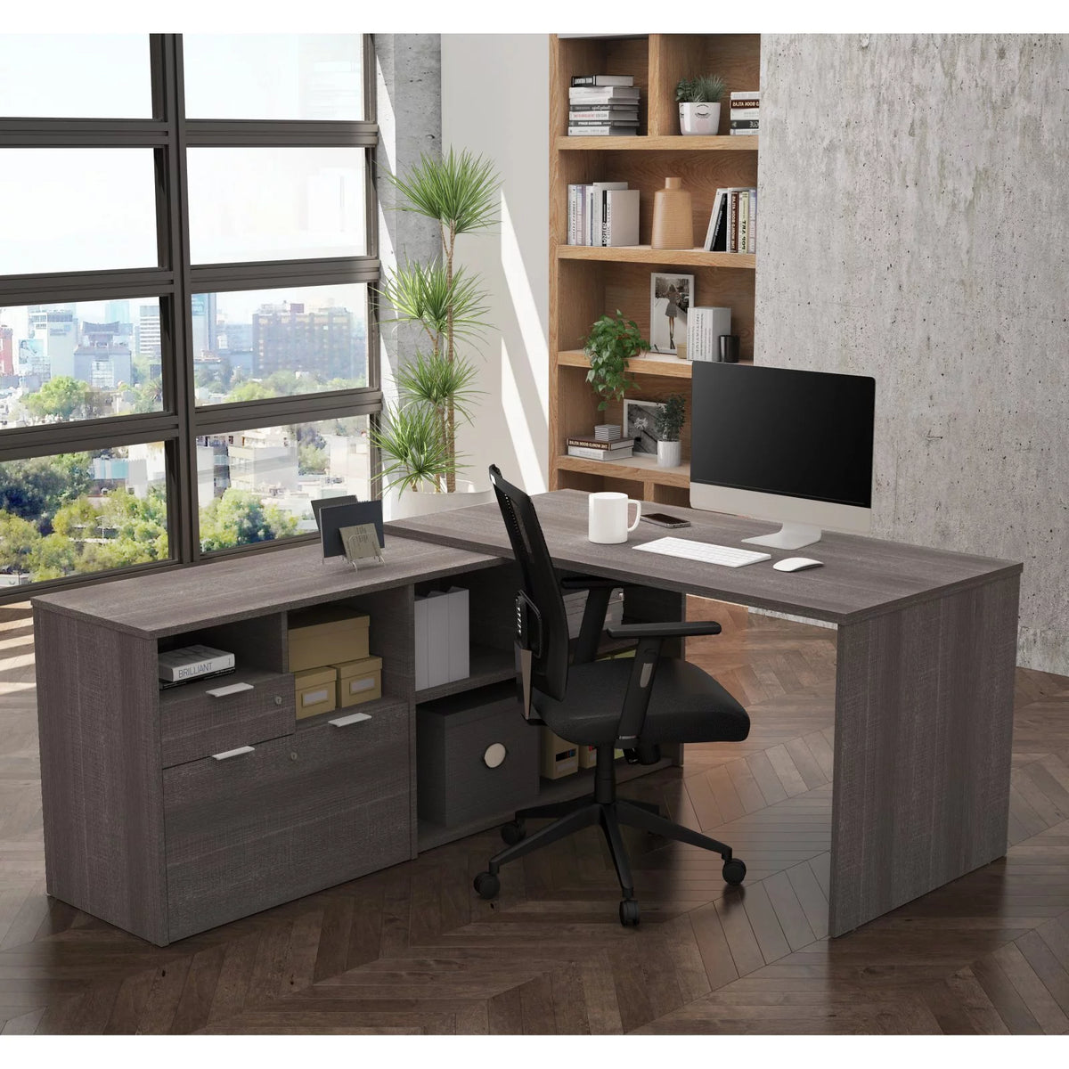 L-Shaped Desk H2884