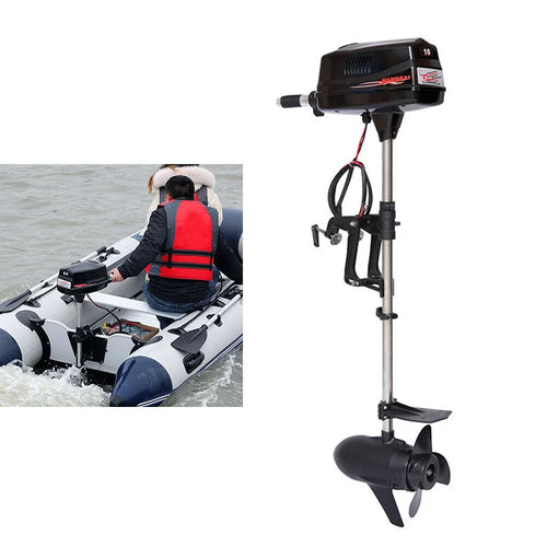 2200W Electric Outboard Motor Boat Engine Brushless Tiller Control 60V I84131