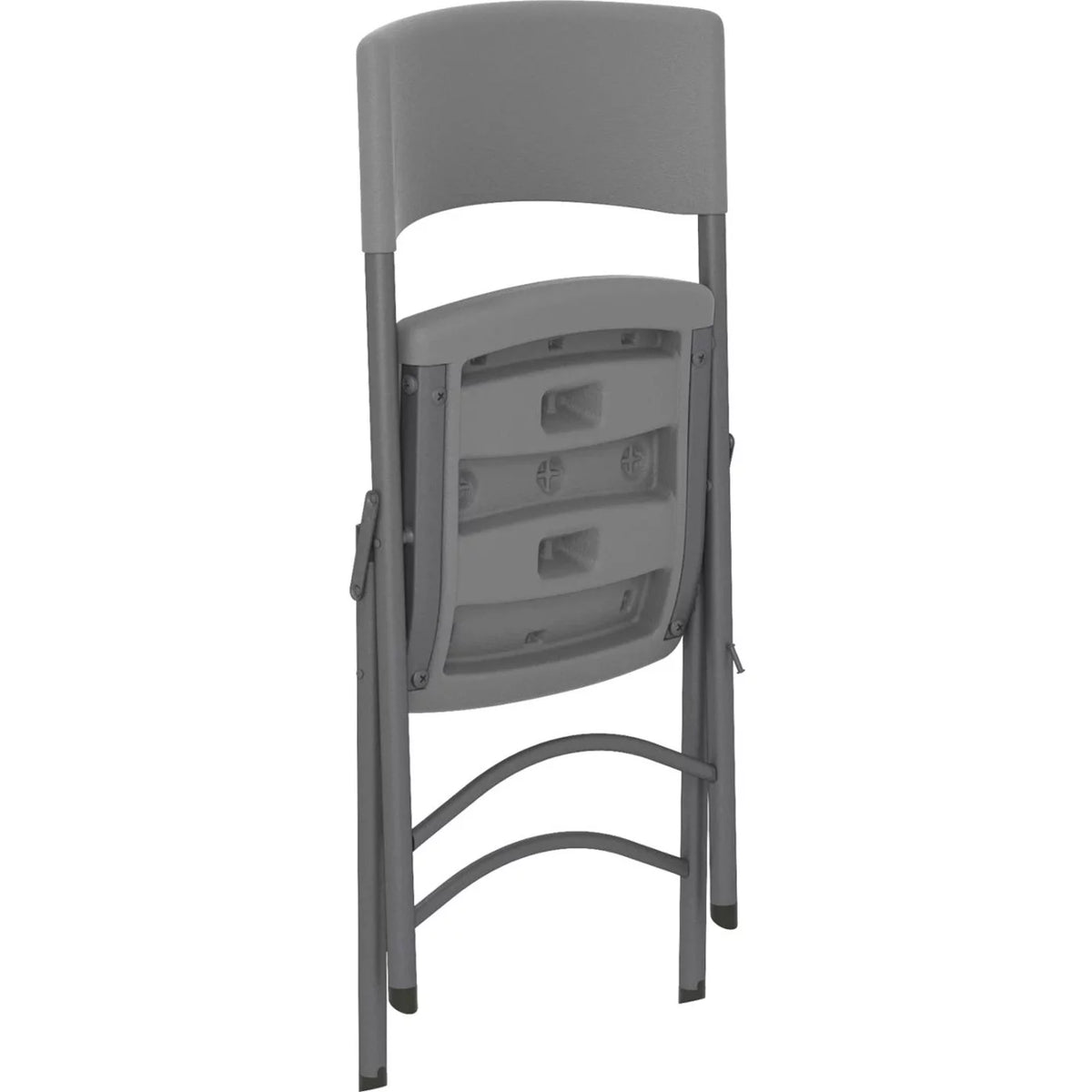 Folding Chair, Gray - Pack of 4 V587
