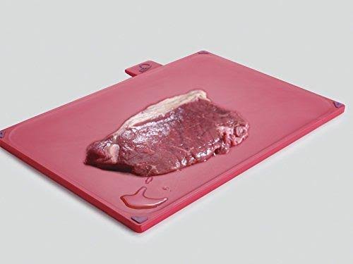 Plastic Cutting Board Set with Storage Case, Large, Graphite L336369