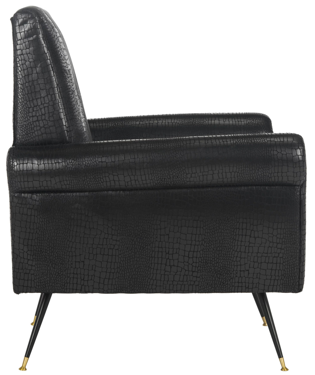 Black Mid Century Accent Chair H26012